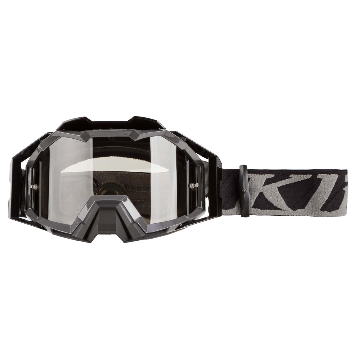 Klim Crossbrille Viper Pro Schwarz/Grau - Klar