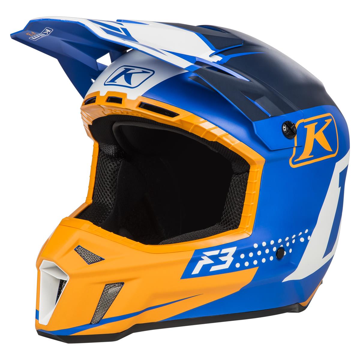 Klim Motocross-Helm F3 Bomber Orange