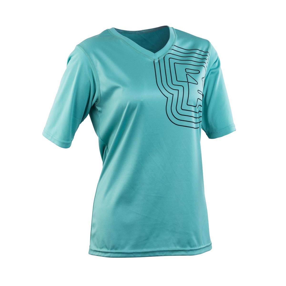 Race Face Femme Maillot VTT Manches Courtes Charlie Turquoise