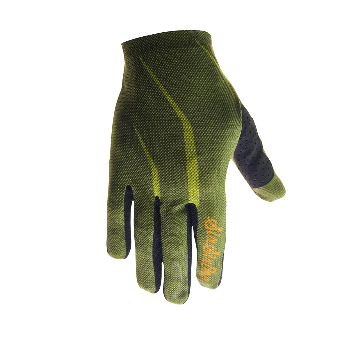 SixSixOne Bike Gloves Raji Deep Forest Green