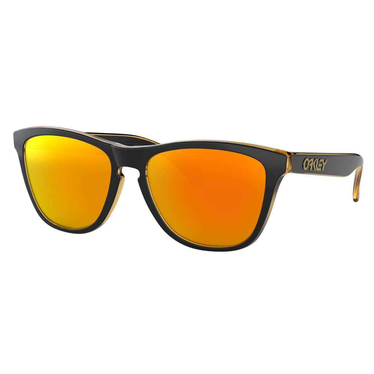 Oakley Sunglasses Frogskins Matte Black - Fire Iridium