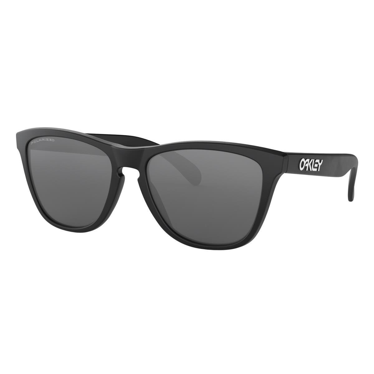 Oakley Sunglasses Frogskins Matte Black - Black Iridium Polarized