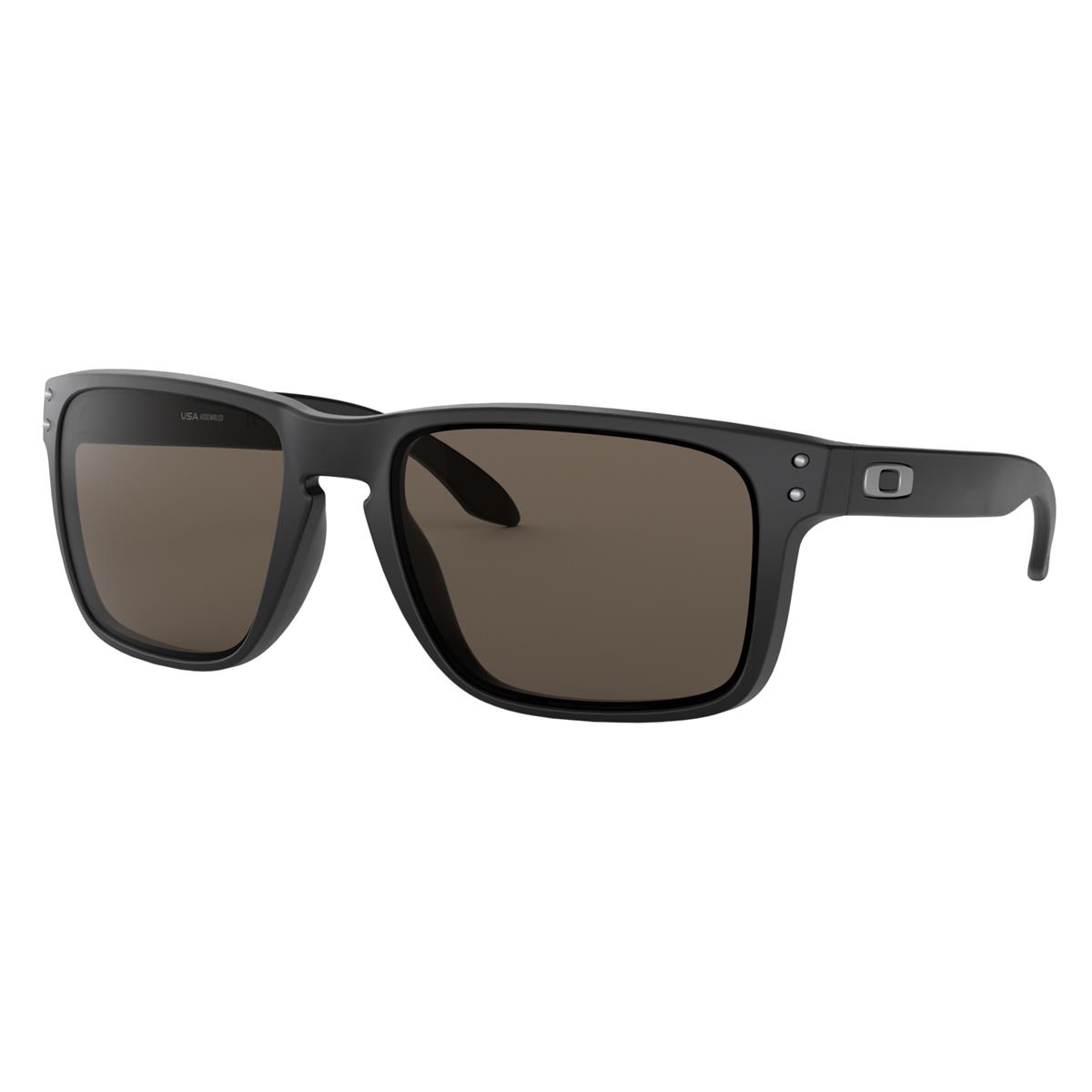 Oakley Sunglasses Holbrook XL Matte Black - Warm Grey