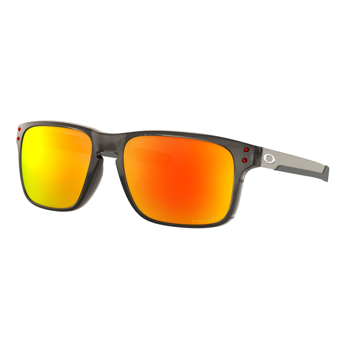 Oakley Sunglasses Holbrook Mix Grey Smoke - Prizm Ruby Polarized