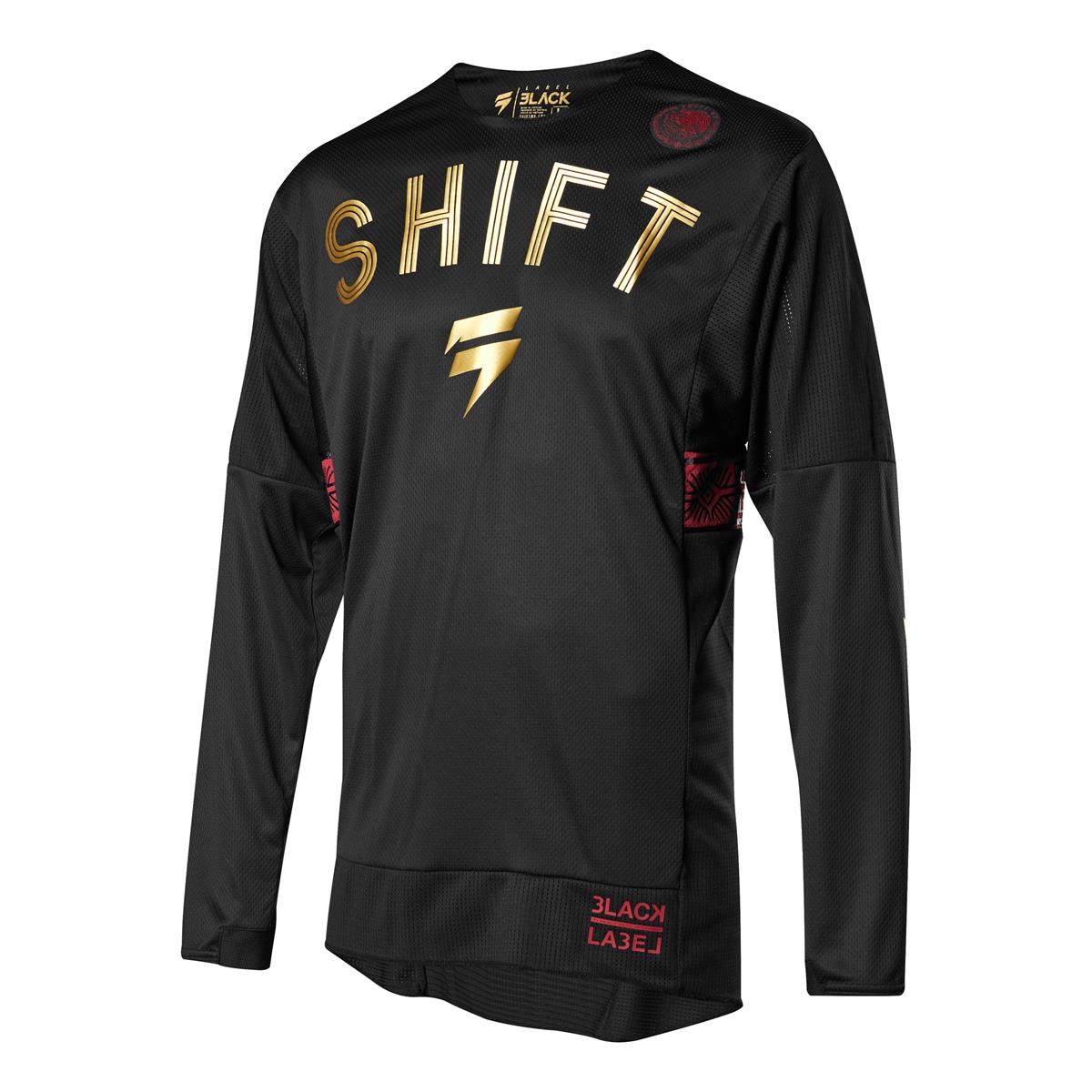 Shift Maillot MX 3lack Label Black/Red - Special Edition Muerte