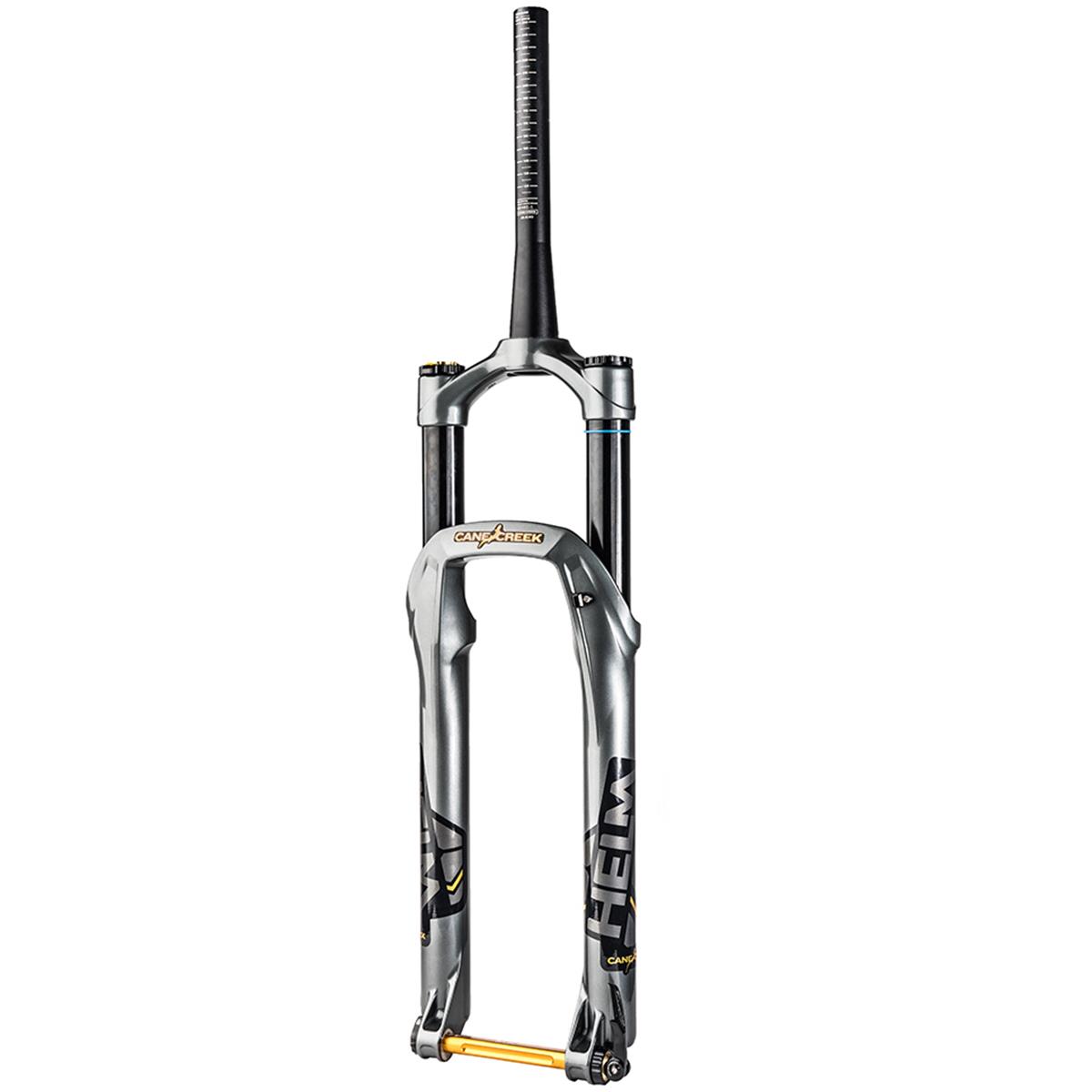 Cane Creek Suspension Fork Helm Coil Boost Gun Metal Grey, 29 Inches, Tapered, 15 x 110 mm (Boost)