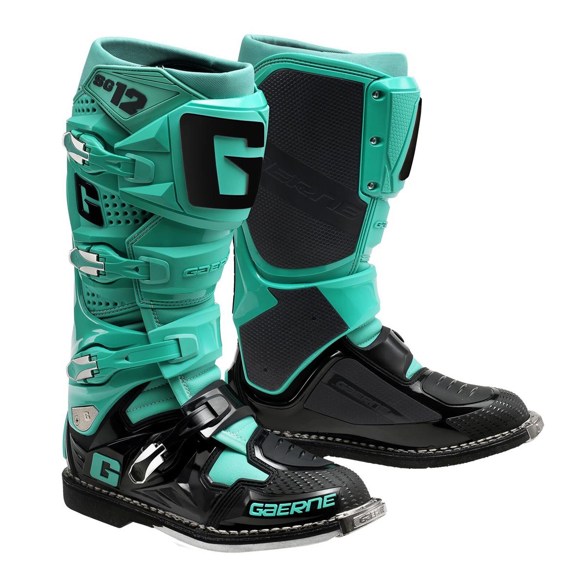 Gaerne MX Boots SG 12 Aqua/Black - Special Edition