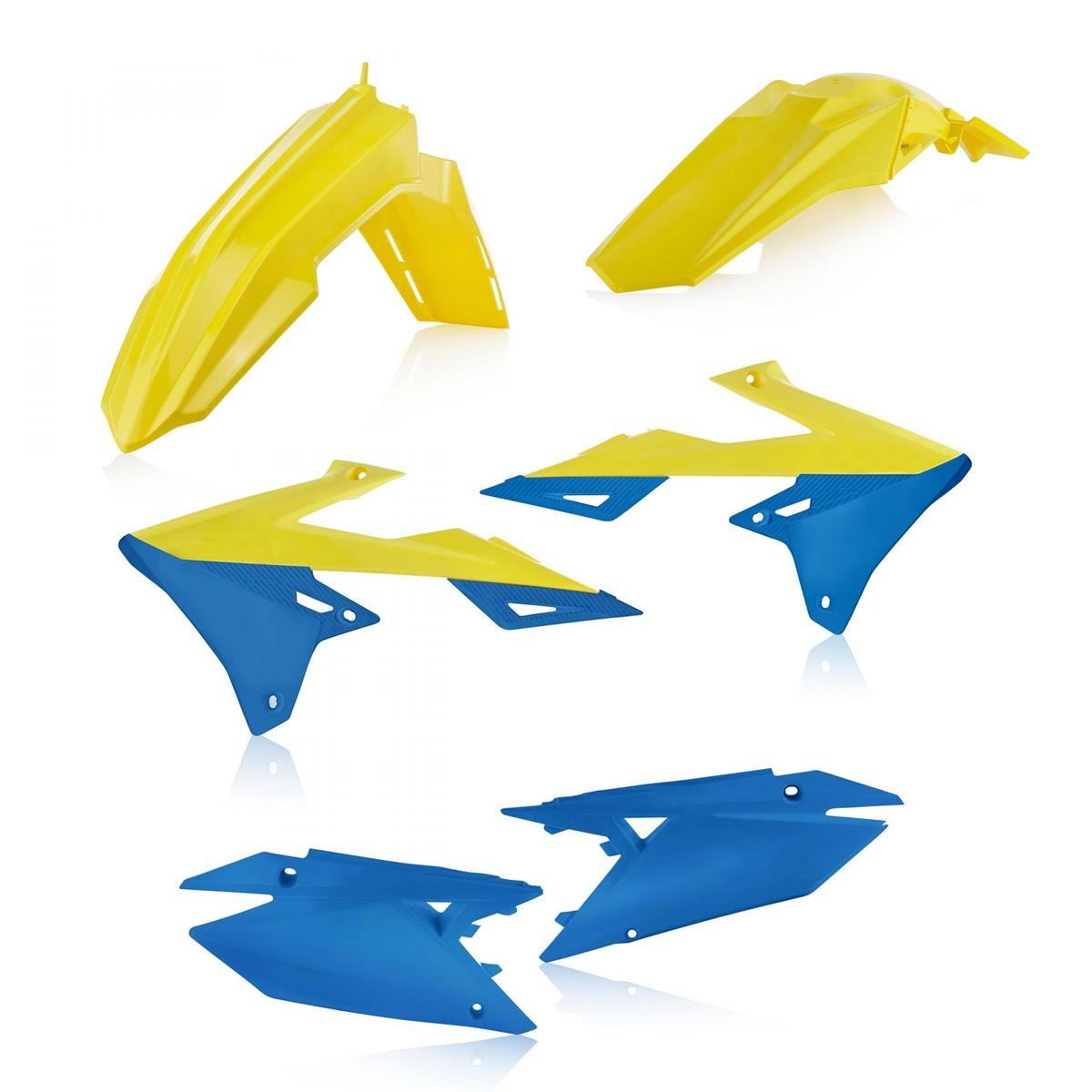 Acerbis Plastic Kit  Suzuki RMZ 450 2019, Yellow/Blue
