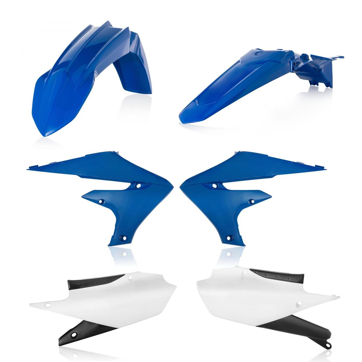 Acerbis Plastic Kit  Yamaha YZF 250 2019, Blau/Weiß Original