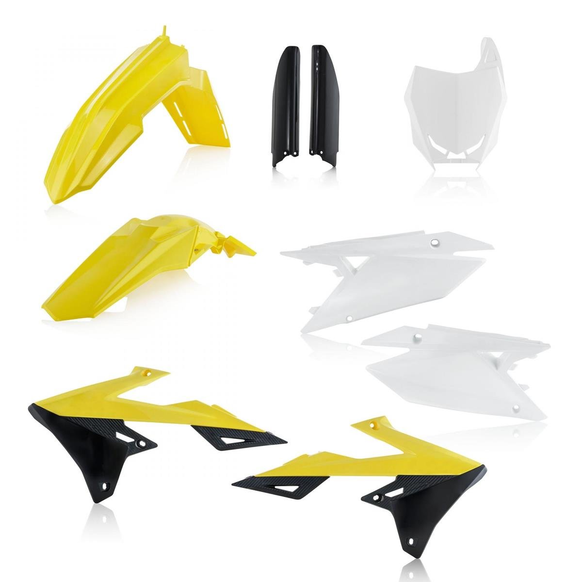 Acerbis Kit Plastiche completo Full-Kit Suzuki RMZ 250 19-, RMZ 450 18-, Replica 19