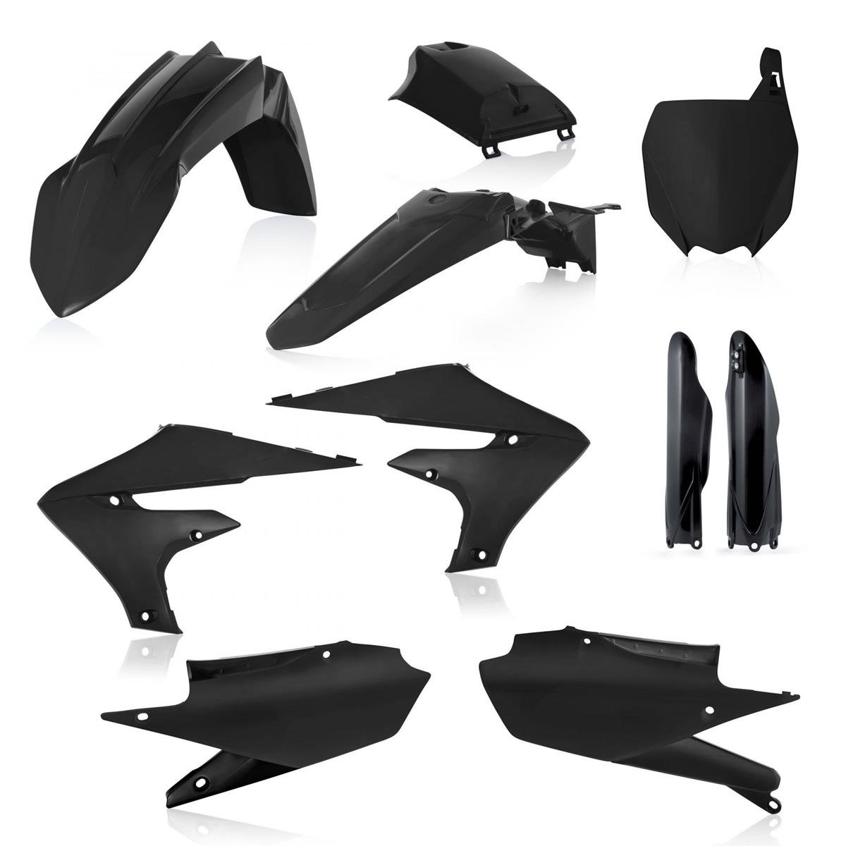 Acerbis Kit Plastiche completo Full-Kit Yamaha YZF 250 19-, YZF 450 18-, Nero
