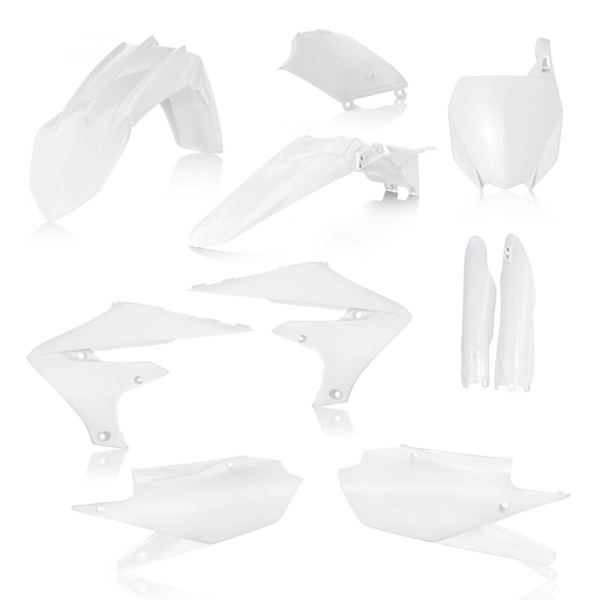 Acerbis Plastic Kit Full-Kit Yamaha YZF 250 19-, YZF 450 18-, White