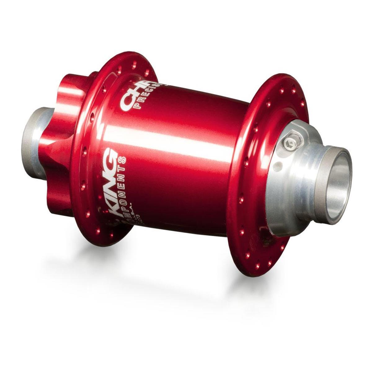 Chris King Mozzo Anteriore MTB ISO LD 110mm x 20mm, 6-Bolt, Red