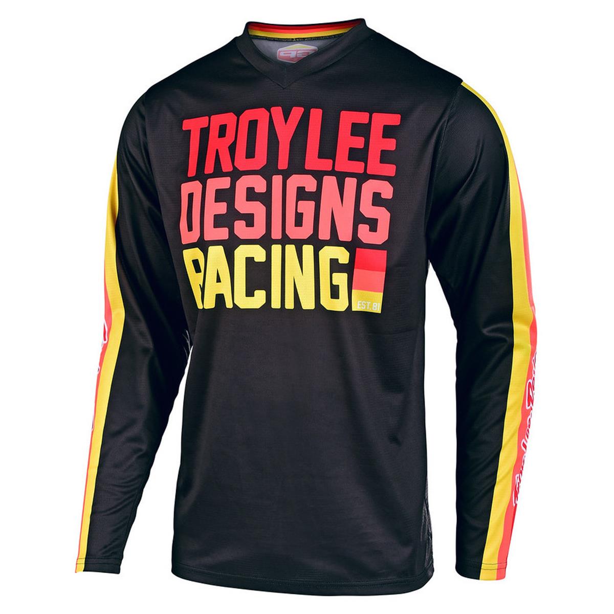 Troy Lee Designs Maillot MX GP Premix 86 - Black/Yellow
