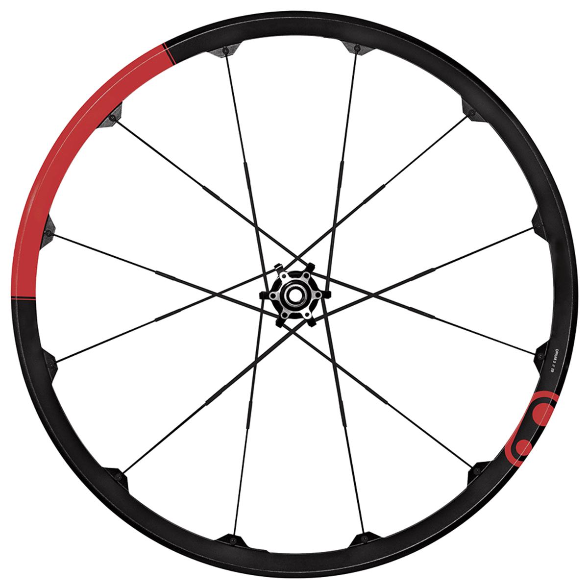 Crankbrothers Wheel Set Opium 3 Black/Red, 27.5 Inch, 20x110 mm/12x150 mm (12x157 mm), Tubeless Ready