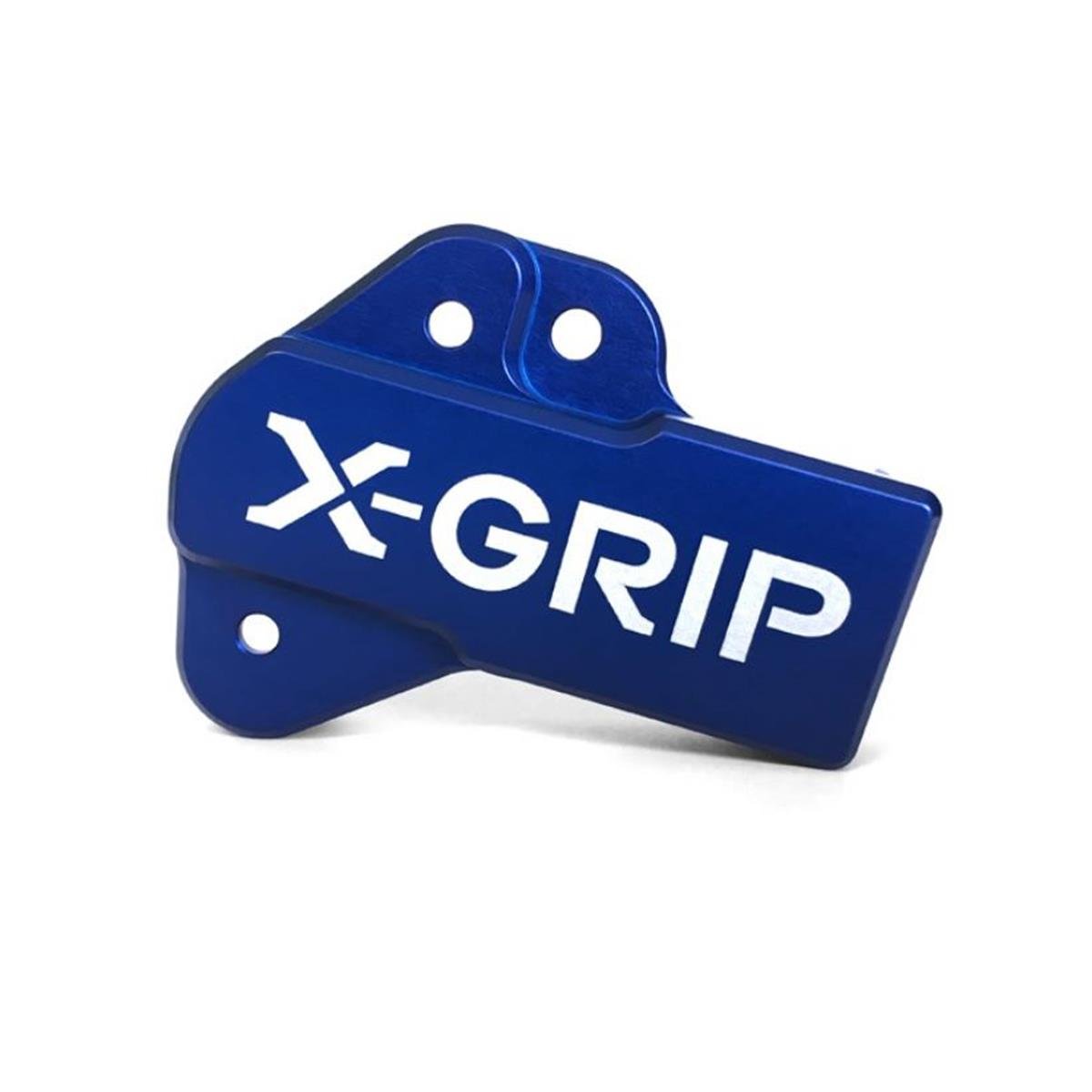X-Grip Drosselklappen-Sensor-Schutz Aluminium KTM TPI, Husqvarna TEi 18-20, Blau