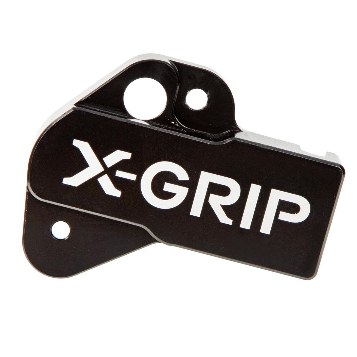 X-Grip Drosselklappen-Sensor-Schutz Aluminium KTM TPI, Husqvarna TEi 18-20, Schwarz