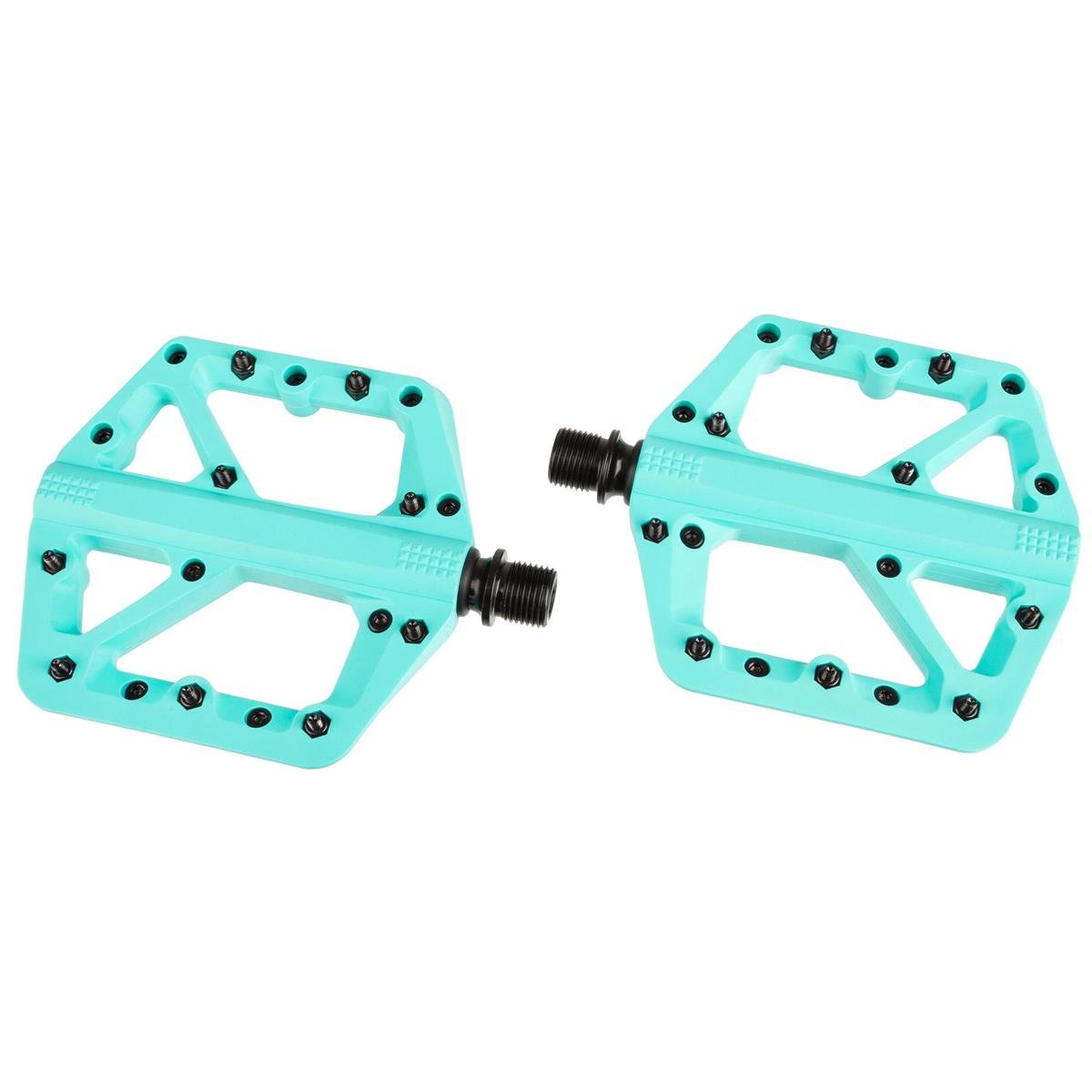 Crankbrothers Pédales Stamp 1 Turquoise, Small, Splash Edition