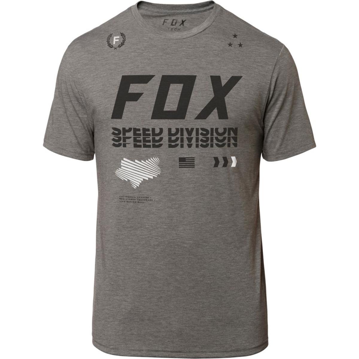 Fox T-Shirt Tech Triple Threat Heather Graphite