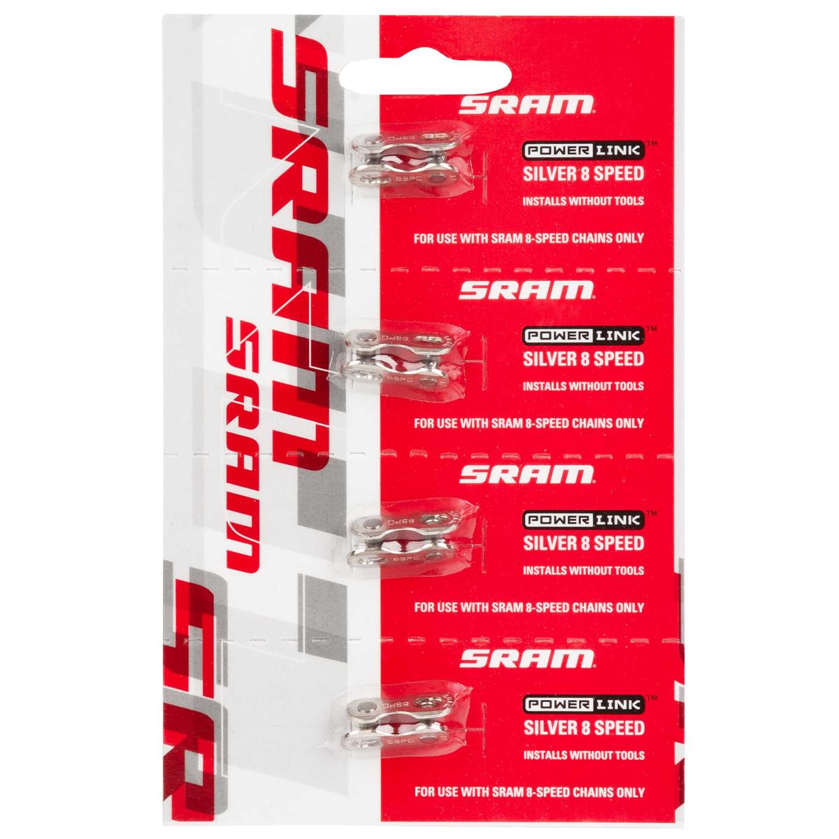 SRAM MTB Chain lock Power Link 8-Speed, Silver