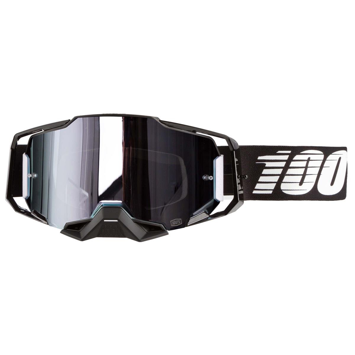 100% Goggles Armega Black - Mirror, Anti Fog