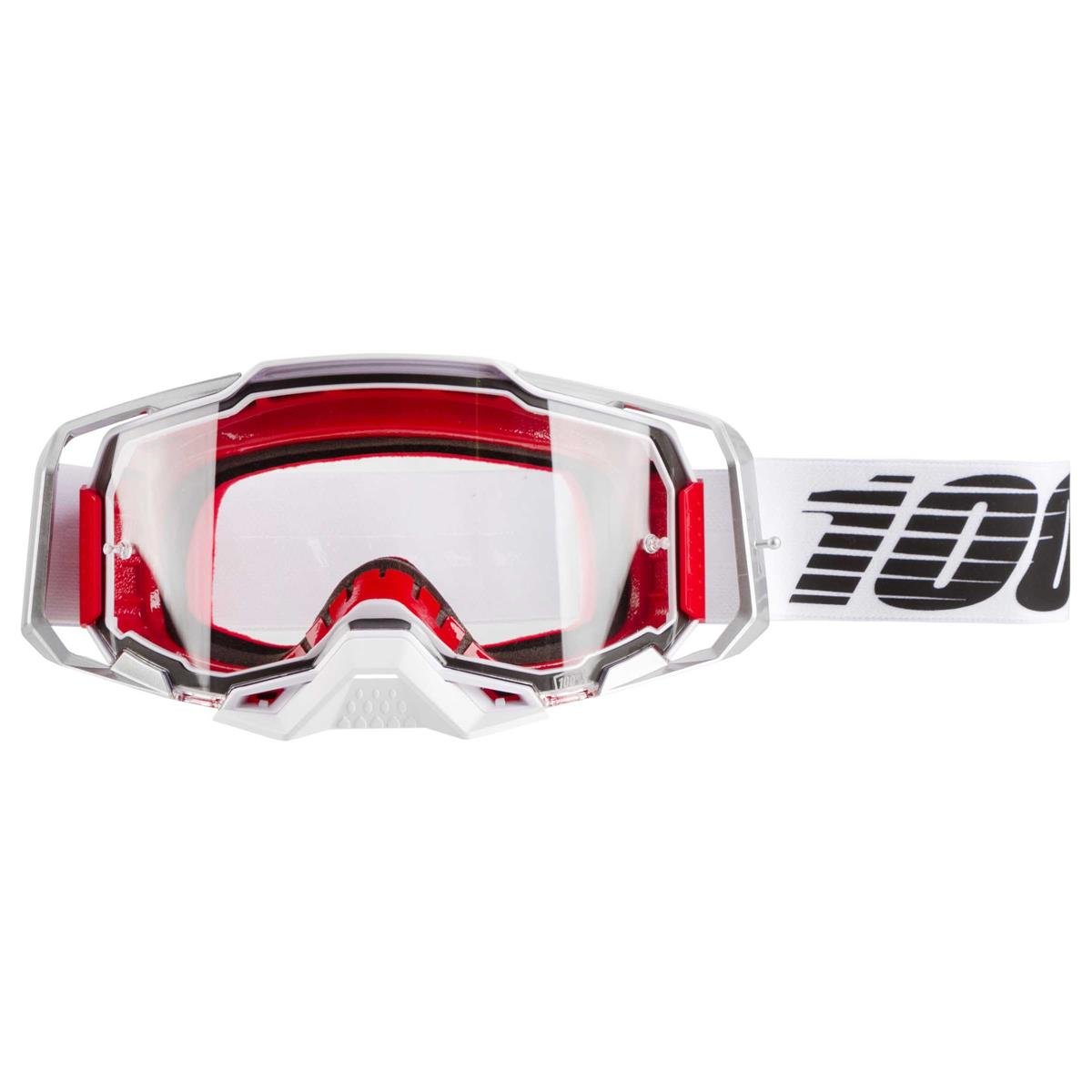 100% Armega MX Goggle Clear Lens Lightsaber Motocross Off-Road Enduro MTB