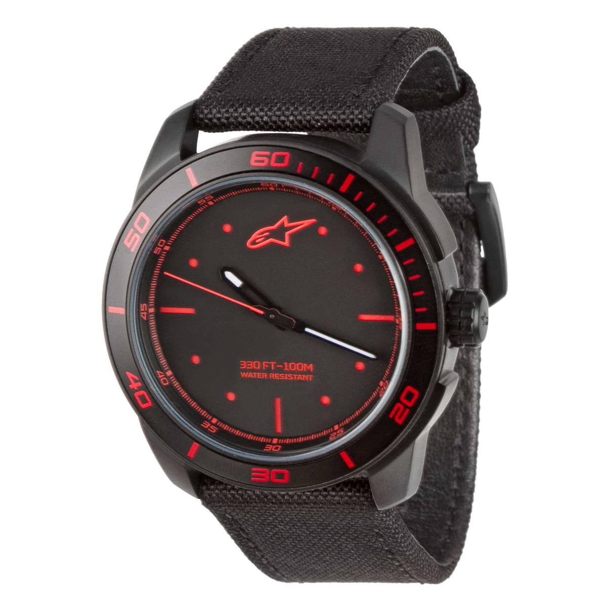 Alpinestars Uhr Tech Watch Schwarz/Rot