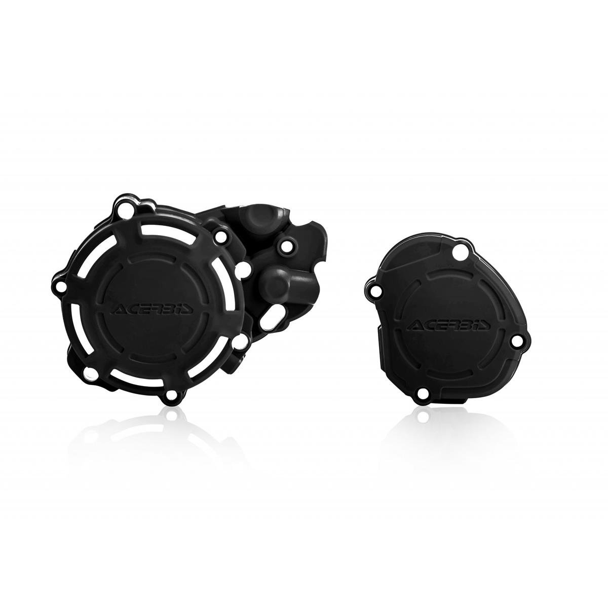 Acerbis Clutch/Ignition Cover Protection X-Power Fantic XE/XX 125 21-, Yamaha YZ 125 05-21, Black