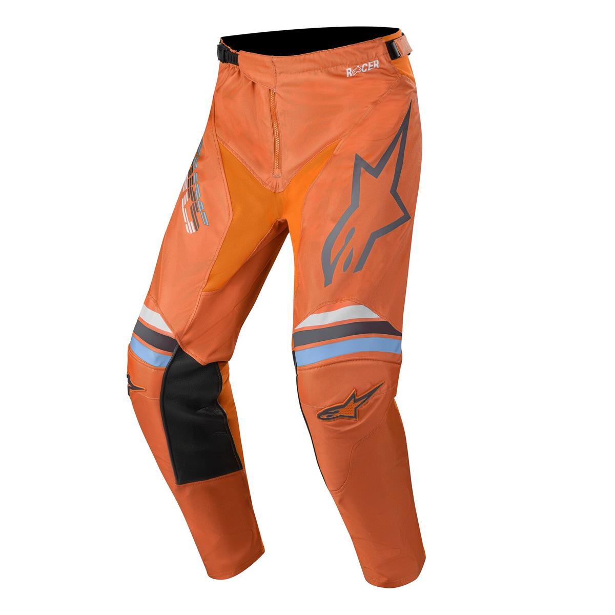 Alpinestars MX Pants Racer Braap - Dark Grey/Orange Fluo