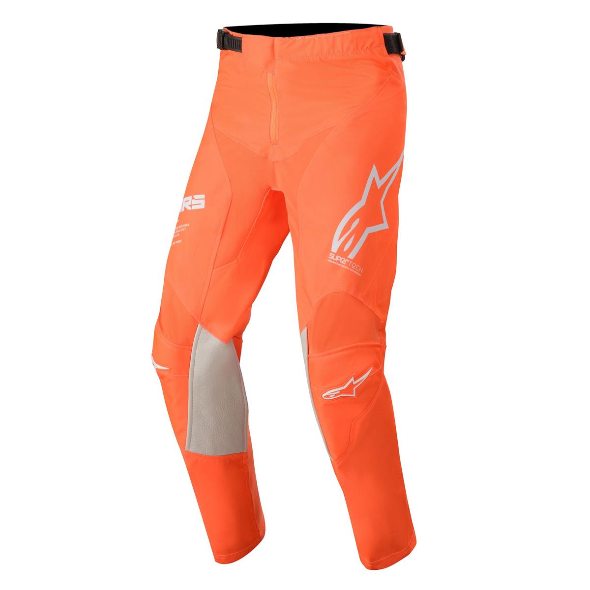 Alpinestars Bimbo Pantaloni MX Racer Tech Orange Fluo/White/Blue
