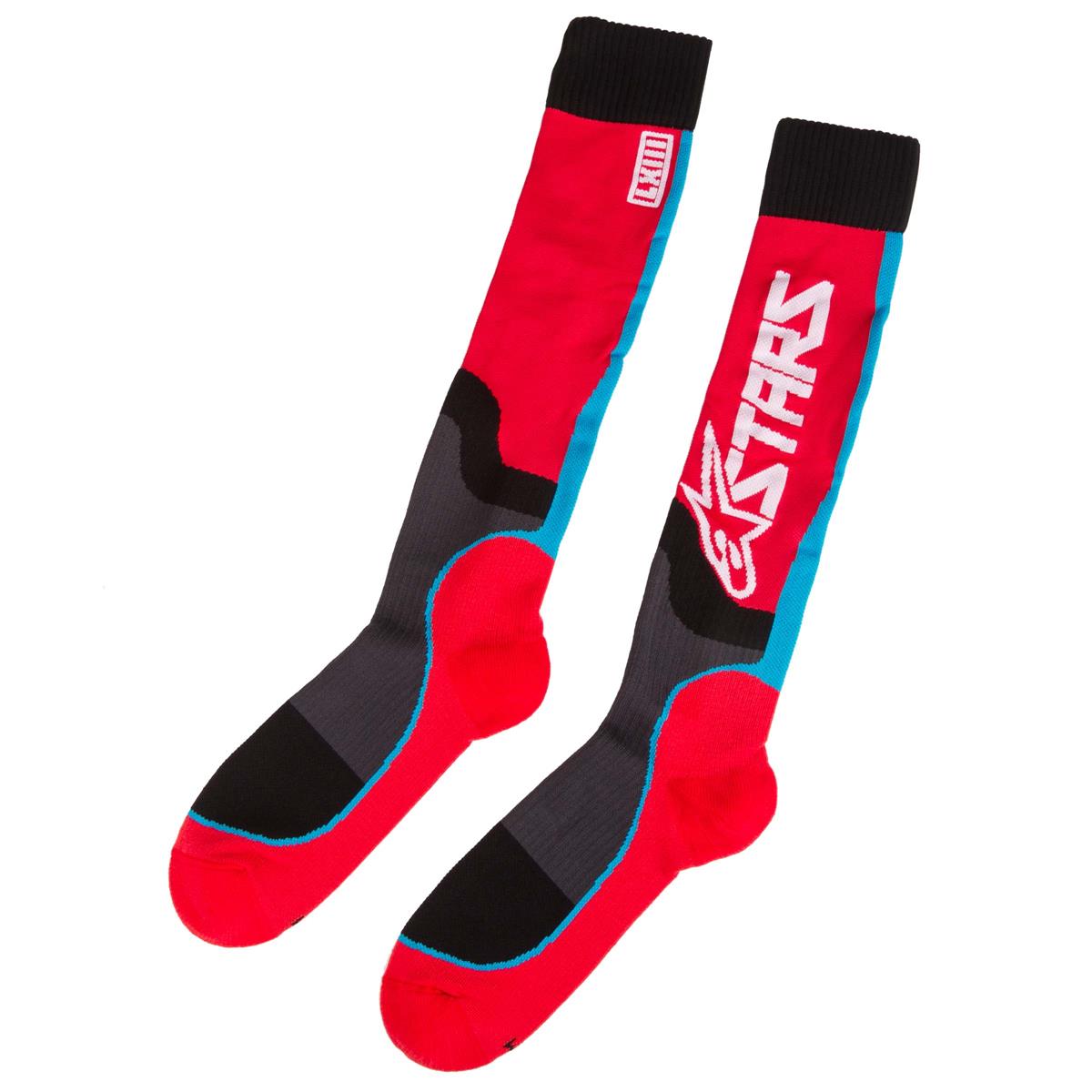 Alpinestars Unisex-Adult Mx Plus-2 Socks Red/White 