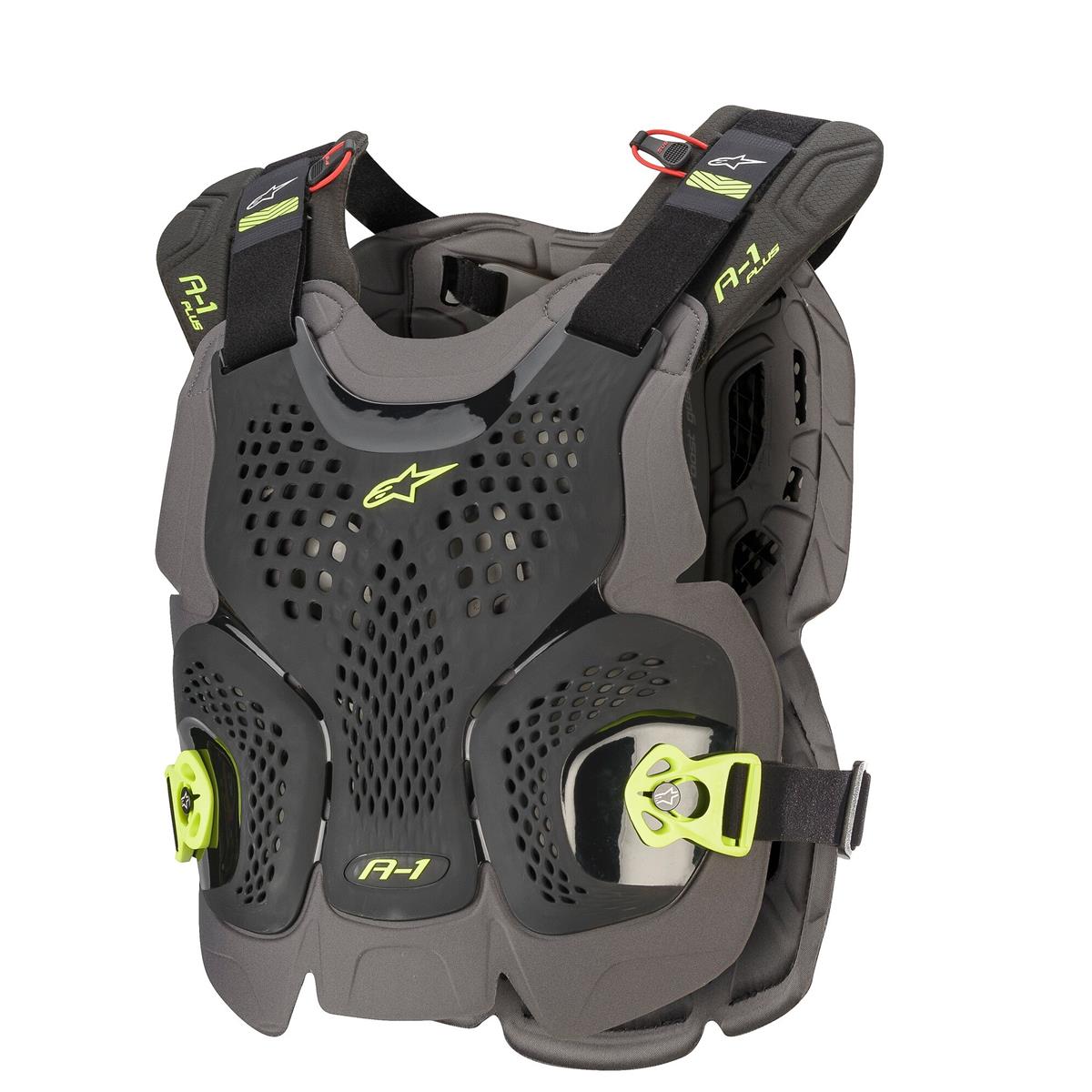 Alpinestars Chest Protector A-1 Plus Black/Anthracite/Yellow Fluo