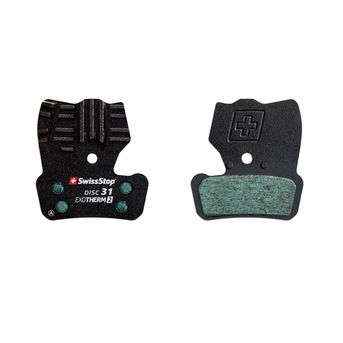 SwissStop MTB Disc Brake Pad DISC31EXO EXOTherm2, For Avid X0, Elixier & SRAM Guide