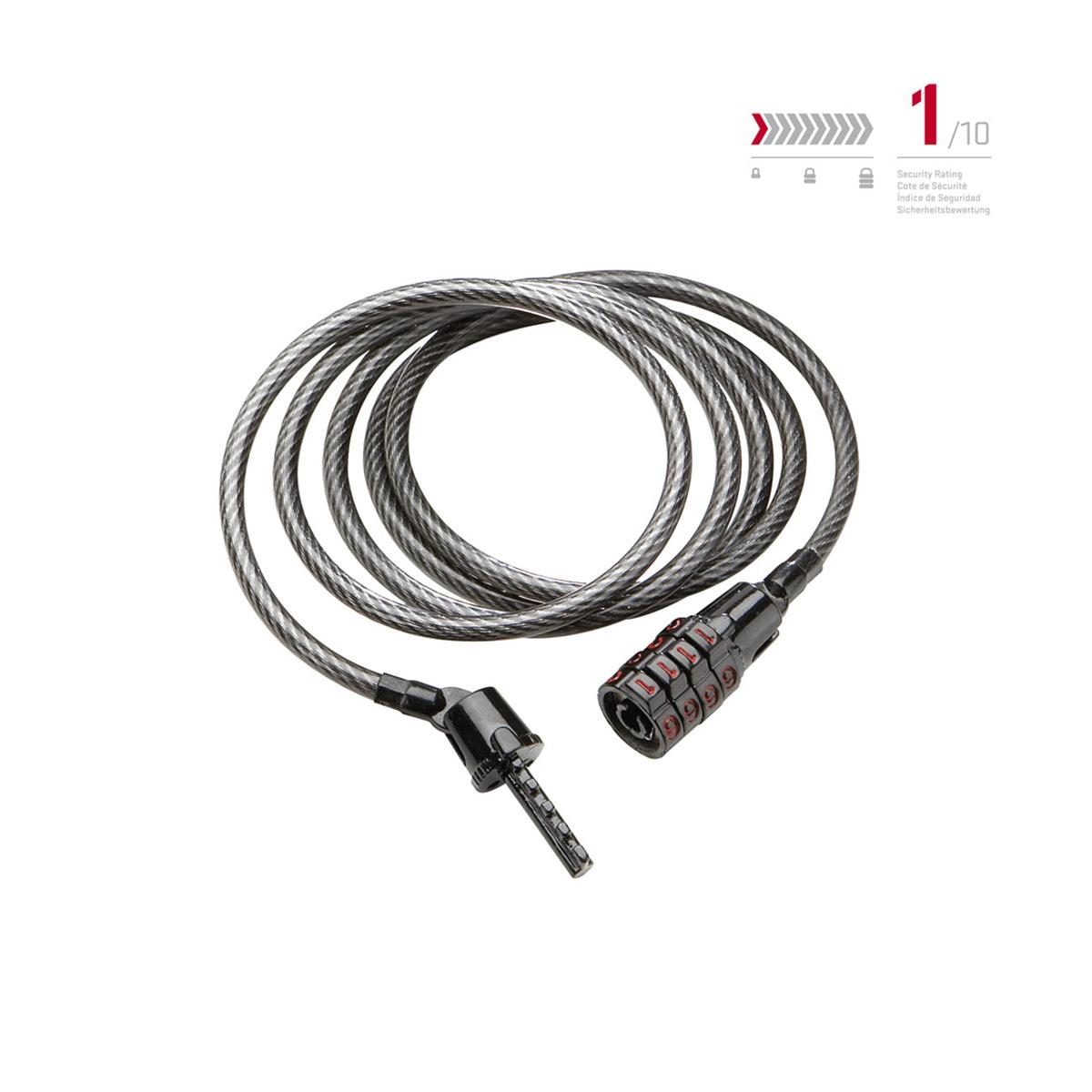 Kryptonite Cavo Antifurto con Combinazione Keeper 512 Combo Cable, 120 cm