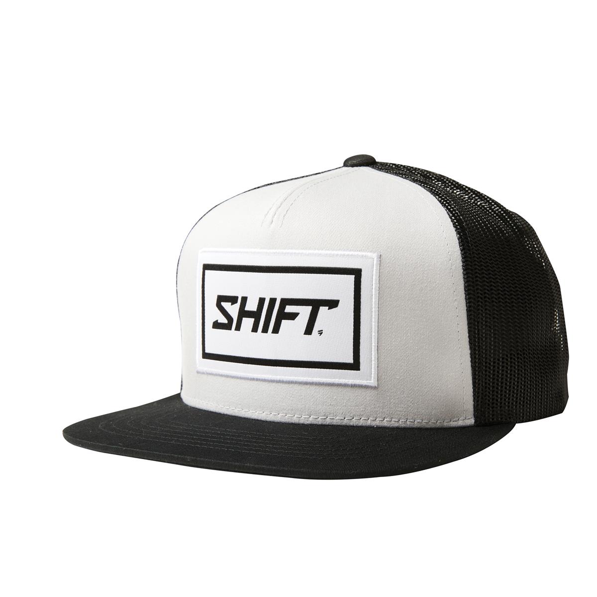 Shift Snapback Cap Wordmark White/Black