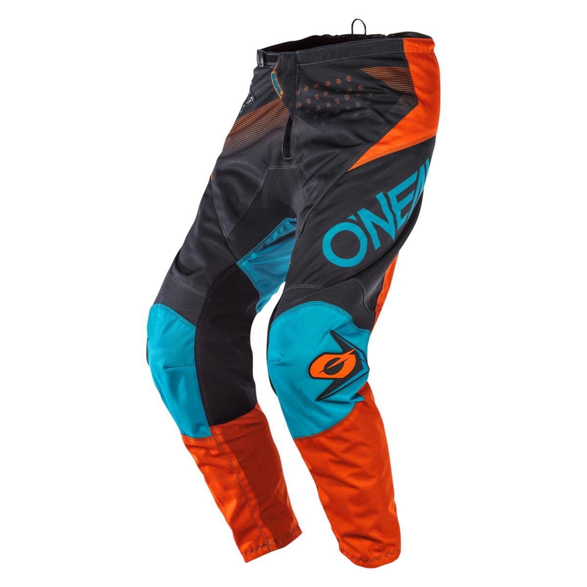 O'Neal MX Pants Element Factor - Gray/Orange/Blue