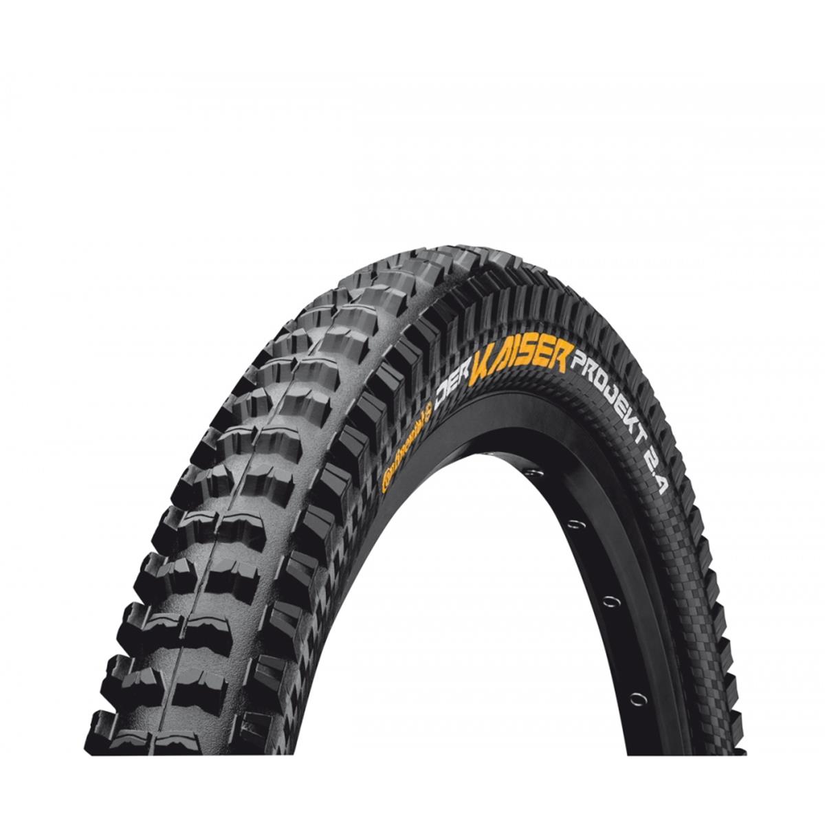 Continental MTB Tire Der Kaiser Projekt 2.4 ProTection Apex Premium 27,5 x 2.40 Inches, Black Chili, Foldable