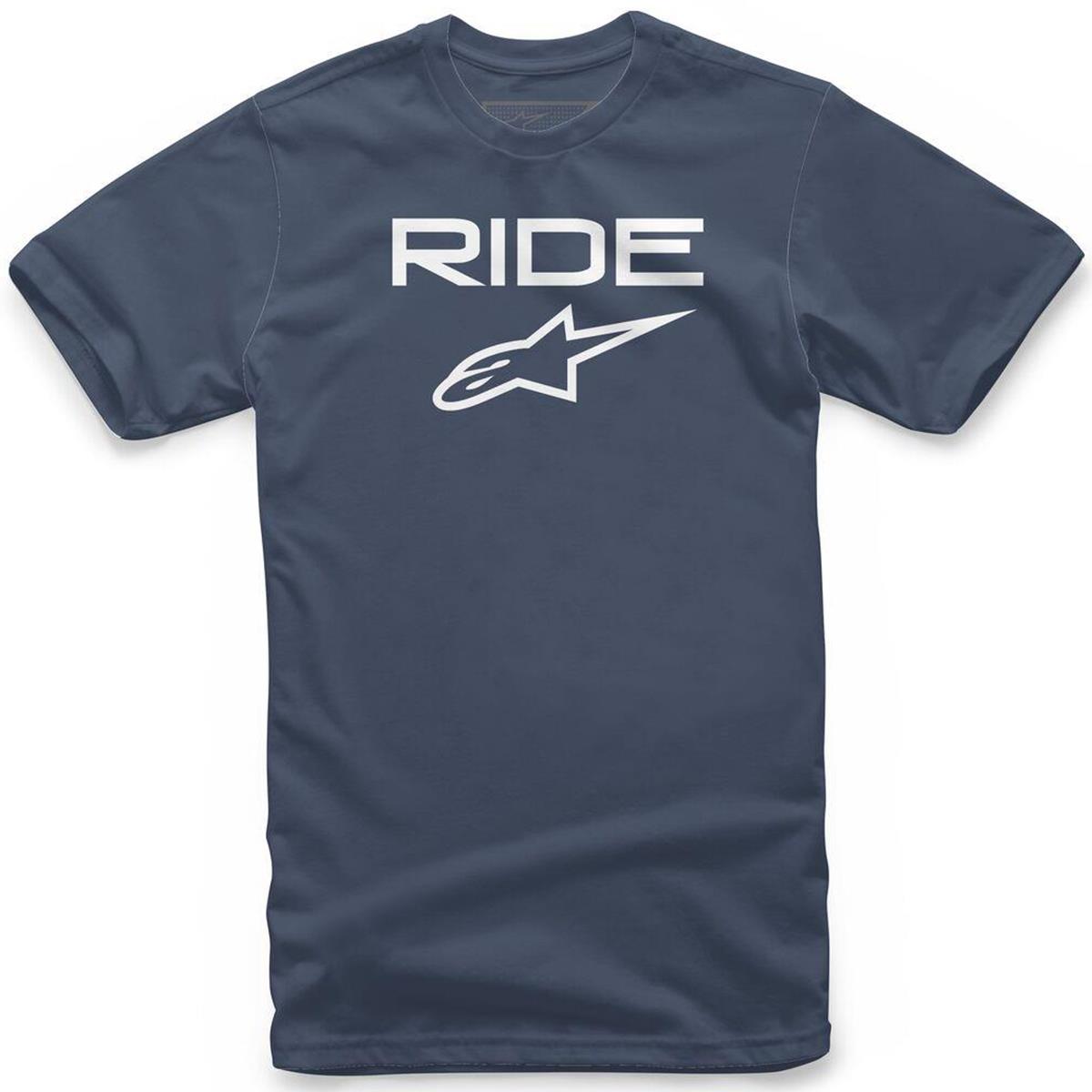 Alpinestars T-Shirt Ride 2.0 Navy/Weiß