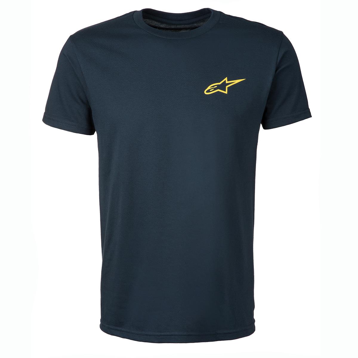 Alpinestars T-Shirt Neu Ageless Navy/Oro