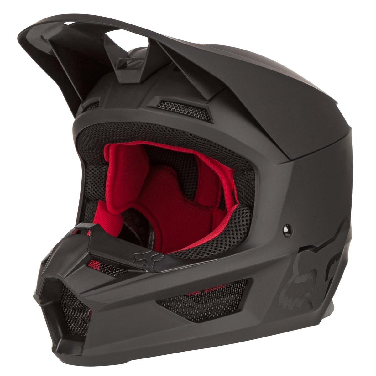 Fox MX Helmet V1 2020 Matte - Matte Black