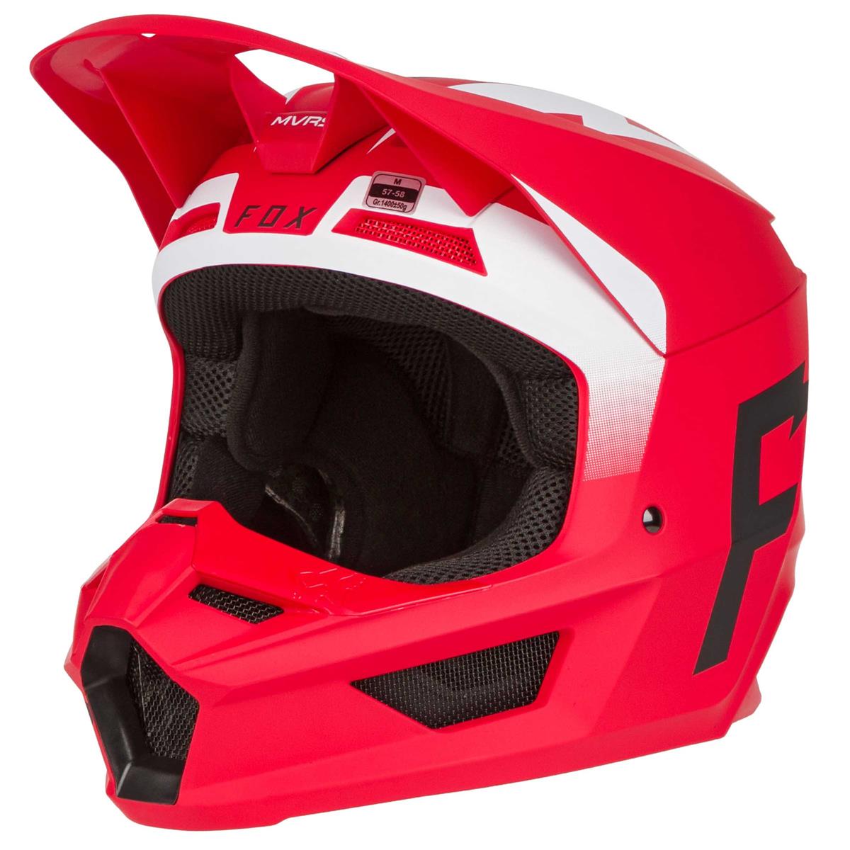 Fox MX Helmet V1 WERD - Flame Red