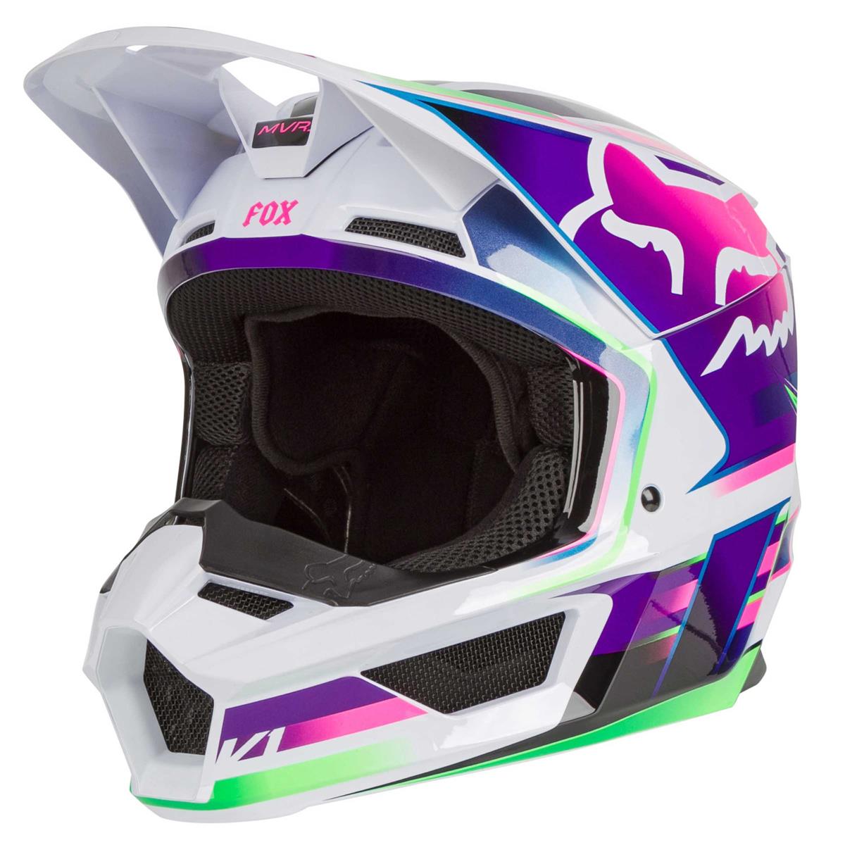 Fox Motocross  Helm  V1 GAMA Mehrfarbig Maciag Offroad