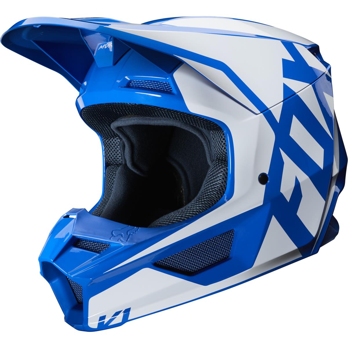 Fox Motocross-Helm V1 PRIX - Blau