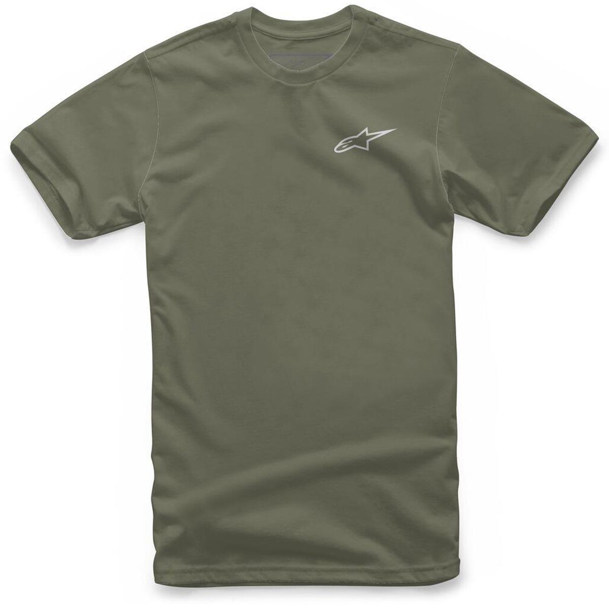 Alpinestars T-Shirt Neu Ageless Military Green/Grau