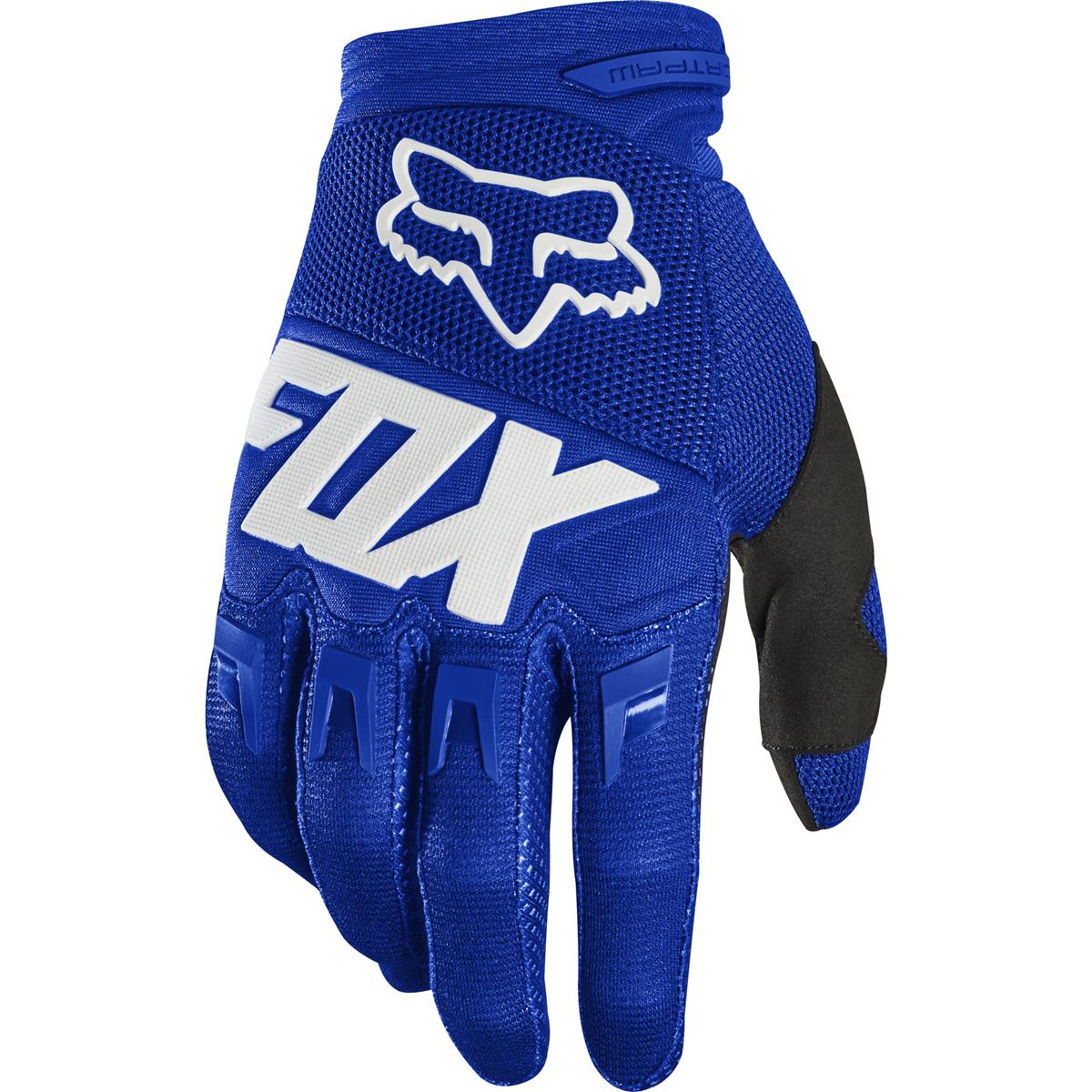 Fox Handschuhe Dirtpaw Race Blau/Weiß