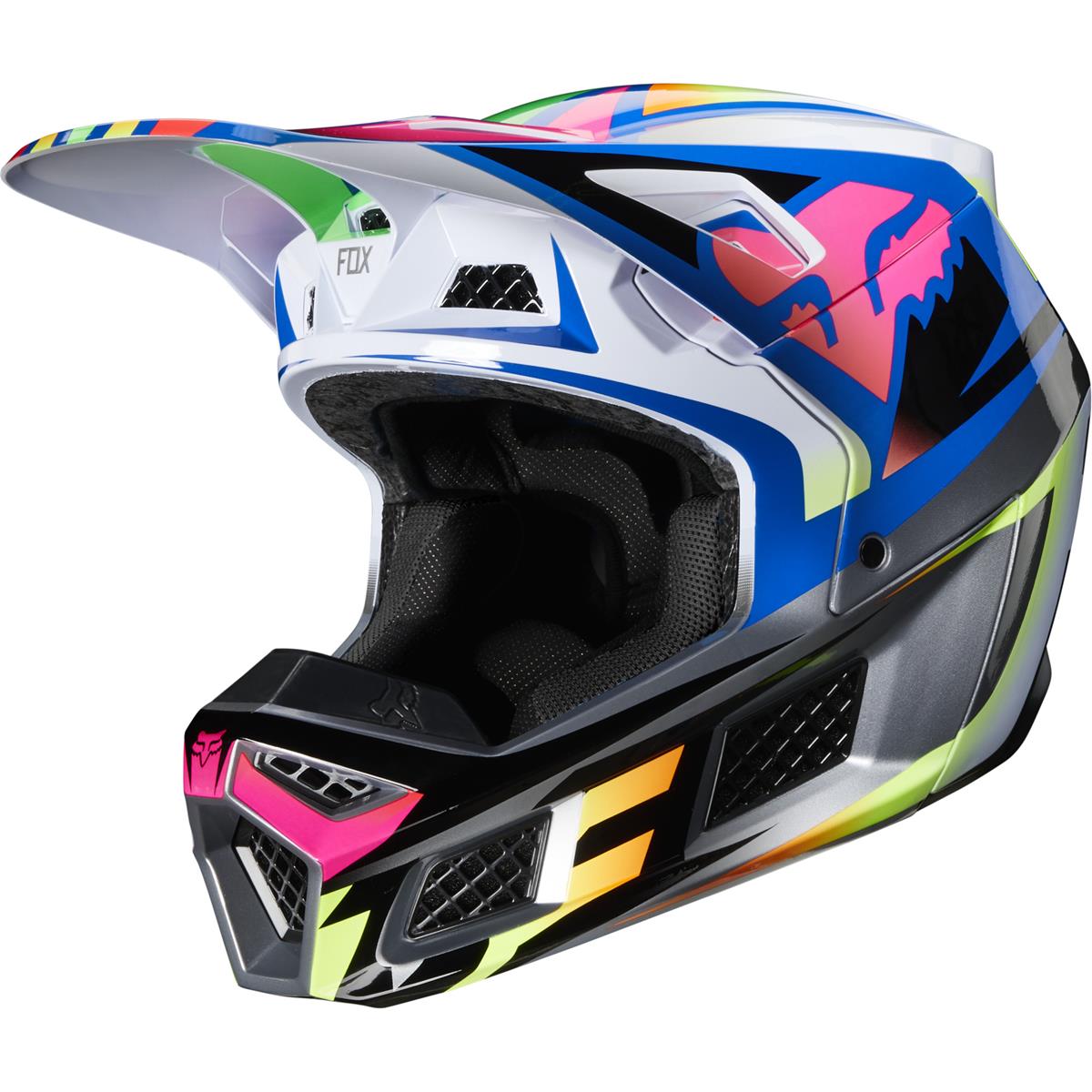 Fox Motocross  Helm  V3 Idol Mehrfarbig Maciag Offroad