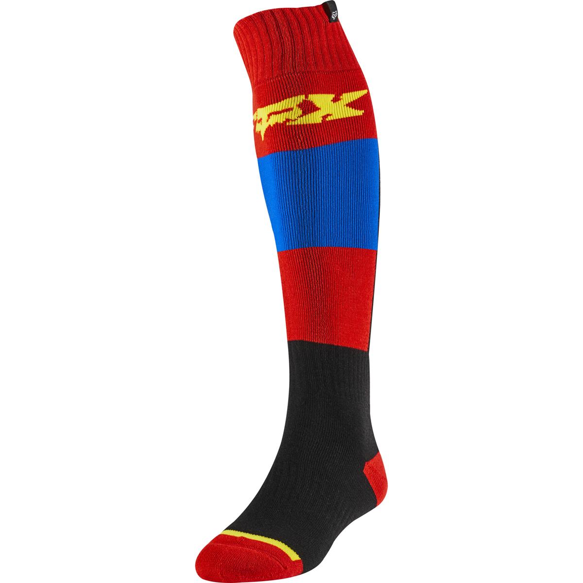 Fox Socks Fri Thin Linc - Blue/Red