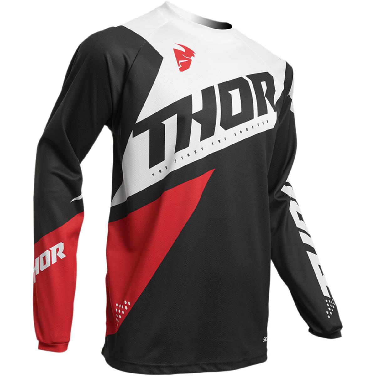 Thor Maillot MX Sector Blade Charcoal/Rouge