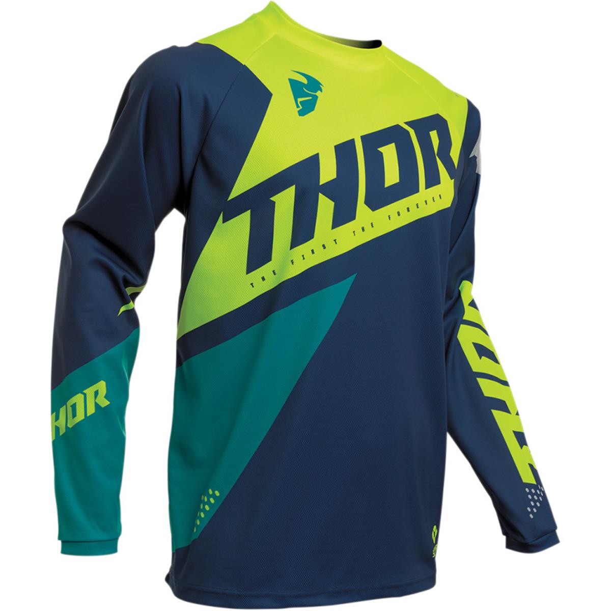Thor Maillot MX Sector Blade Navy/Acid