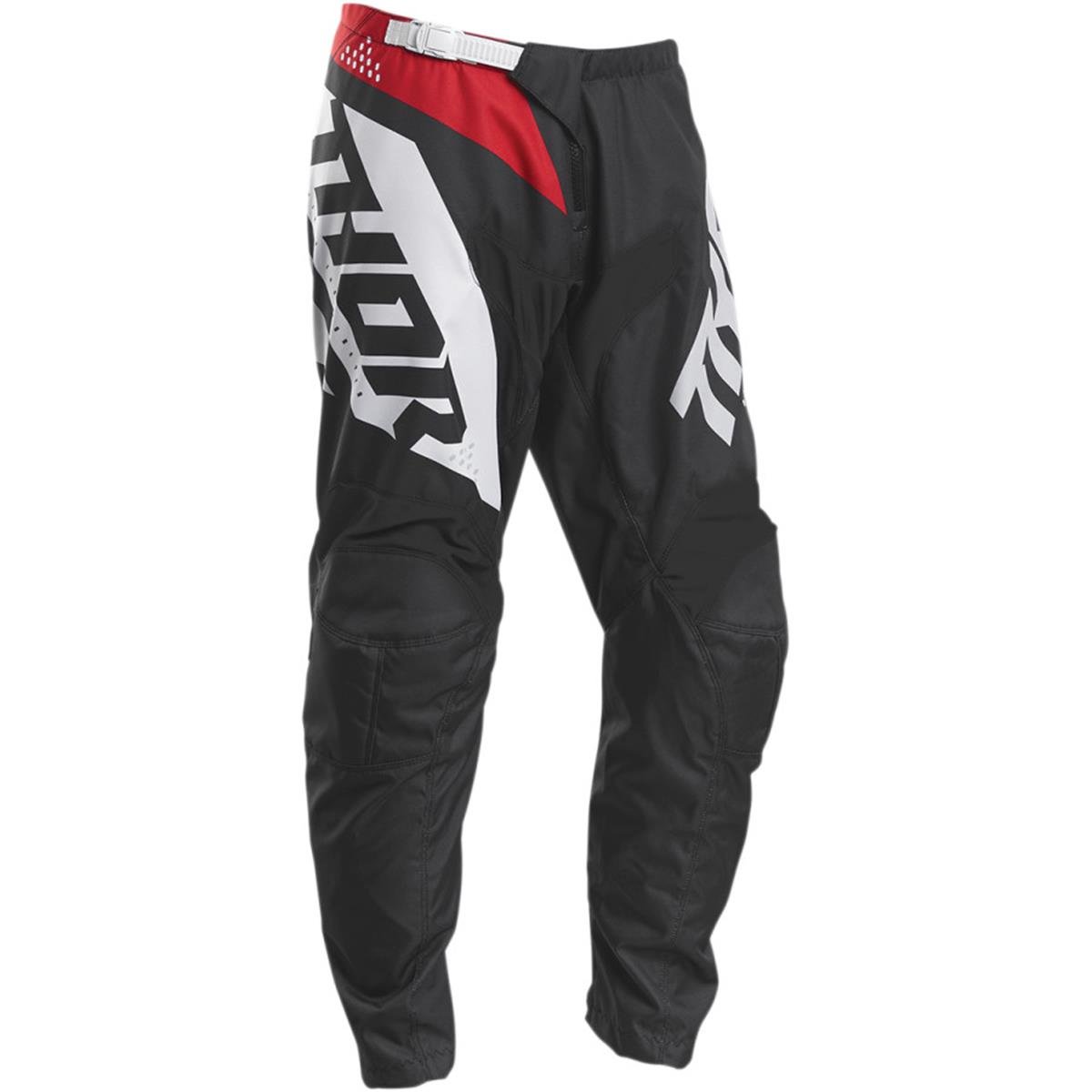 Thor MX Pants Sector Blade Charcoal/Red